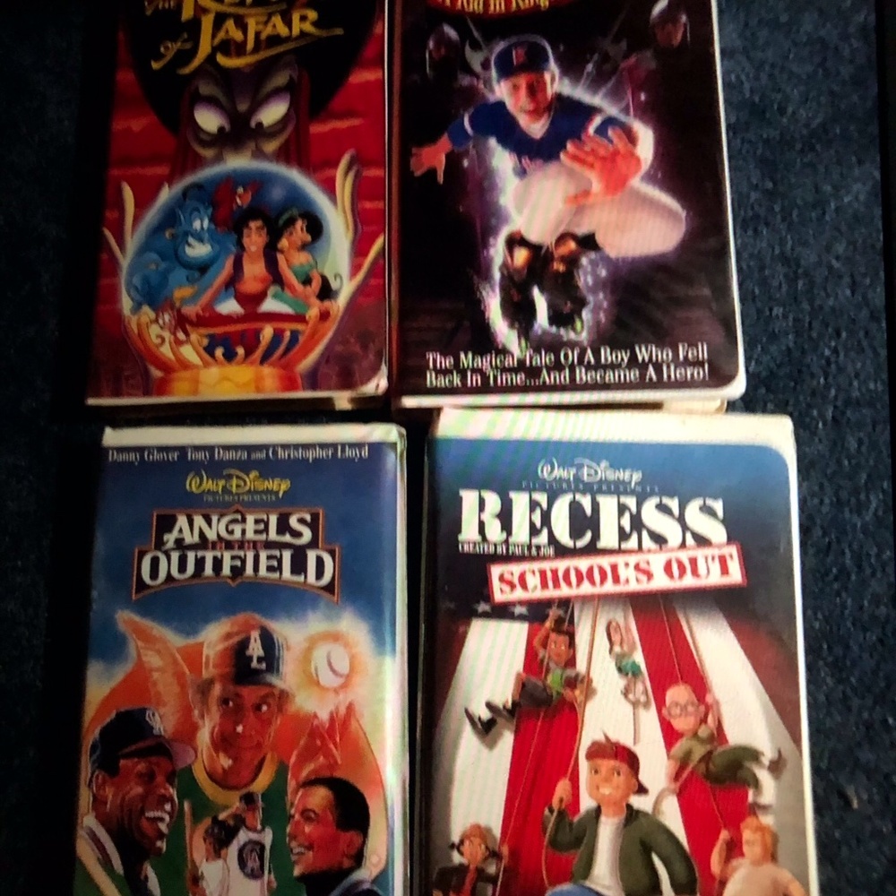 Vintage vhs tapes